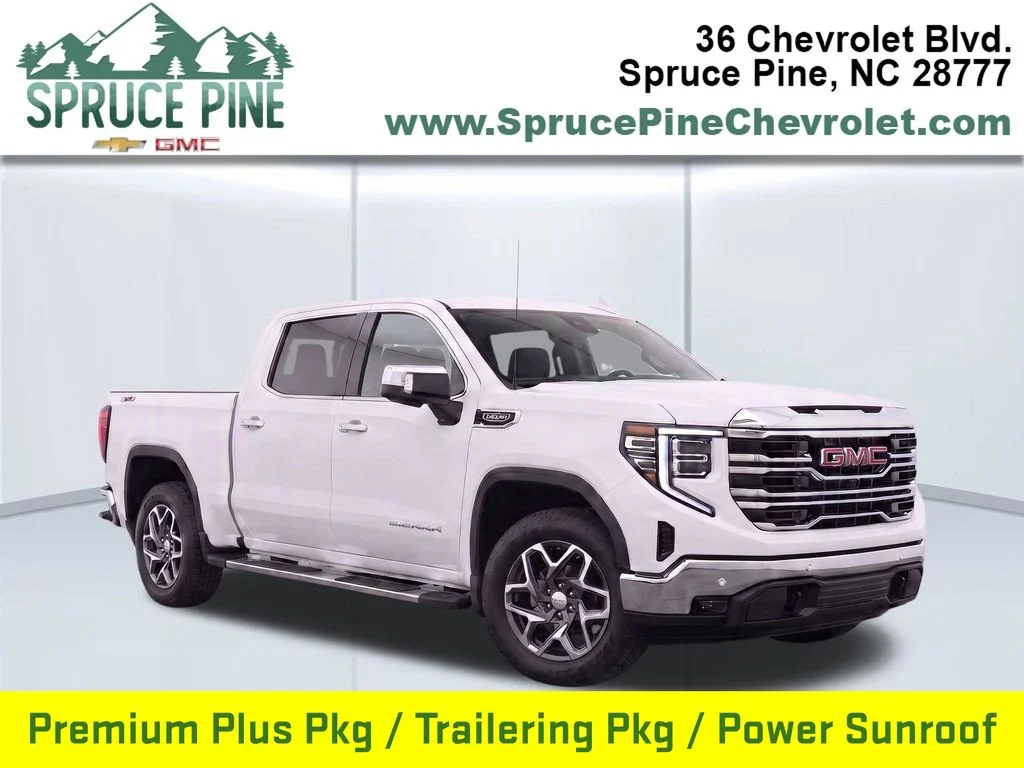 New 2026 White GMC SLT image 1