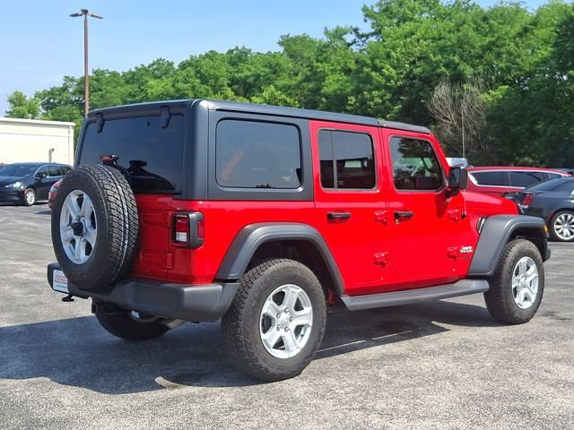 Used 2018 Red Jeep Unlimited Sport S image 11