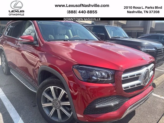 Used 2021 Red Mercedes-Benz GLS 450 image 1