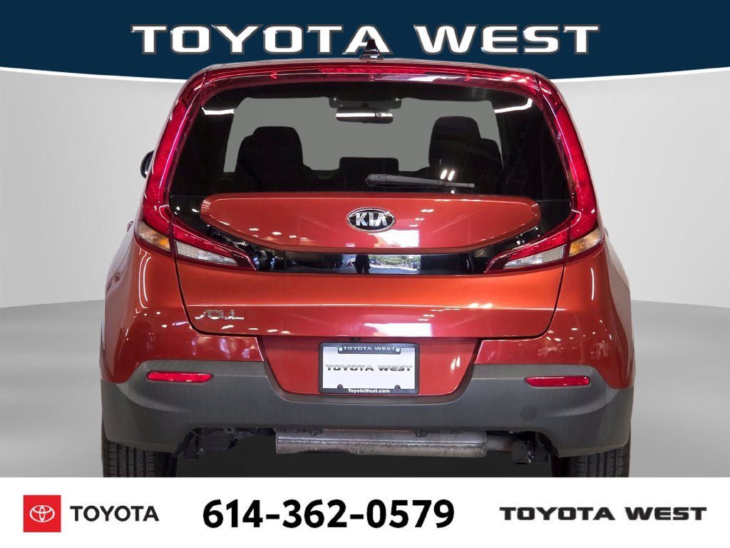 Used 2021 Orange Kia LX image 8