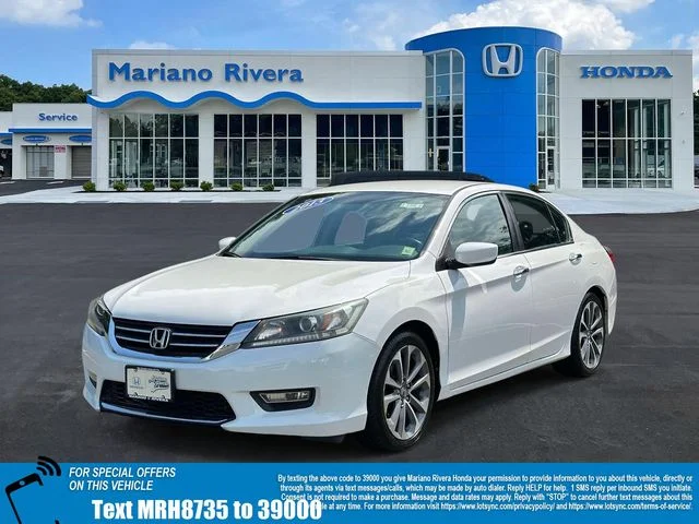 Used 2013 Honda Accord Sport with VIN 1HGCR2F55DA278735 for sale in Port Jefferson Station, NY