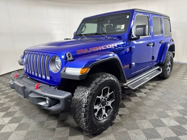 Used 2019 Ocean Blue Metallic Jeep Unlimited Rubicon image 8