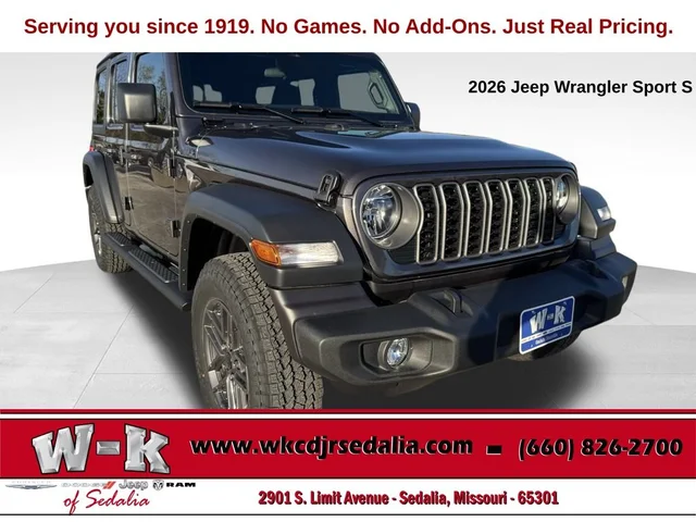 2026 Jeep Wrangler Sport S