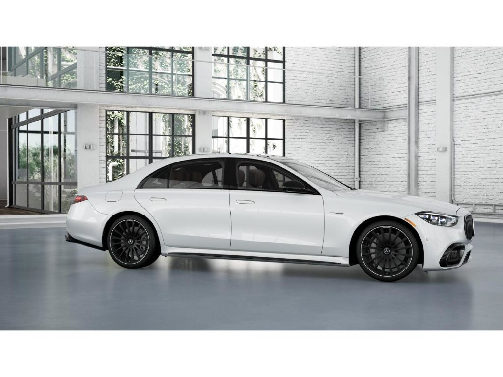 New 2026 MANUFAKTUR Moonlight White Metallic Mercedes-AMG AMG® S 63 E 4MATIC Sedan image 14