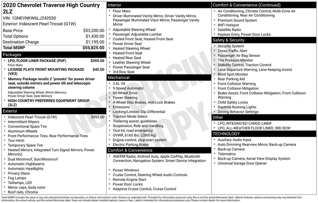 Used 2020 Beige Chevrolet High Country image 2
