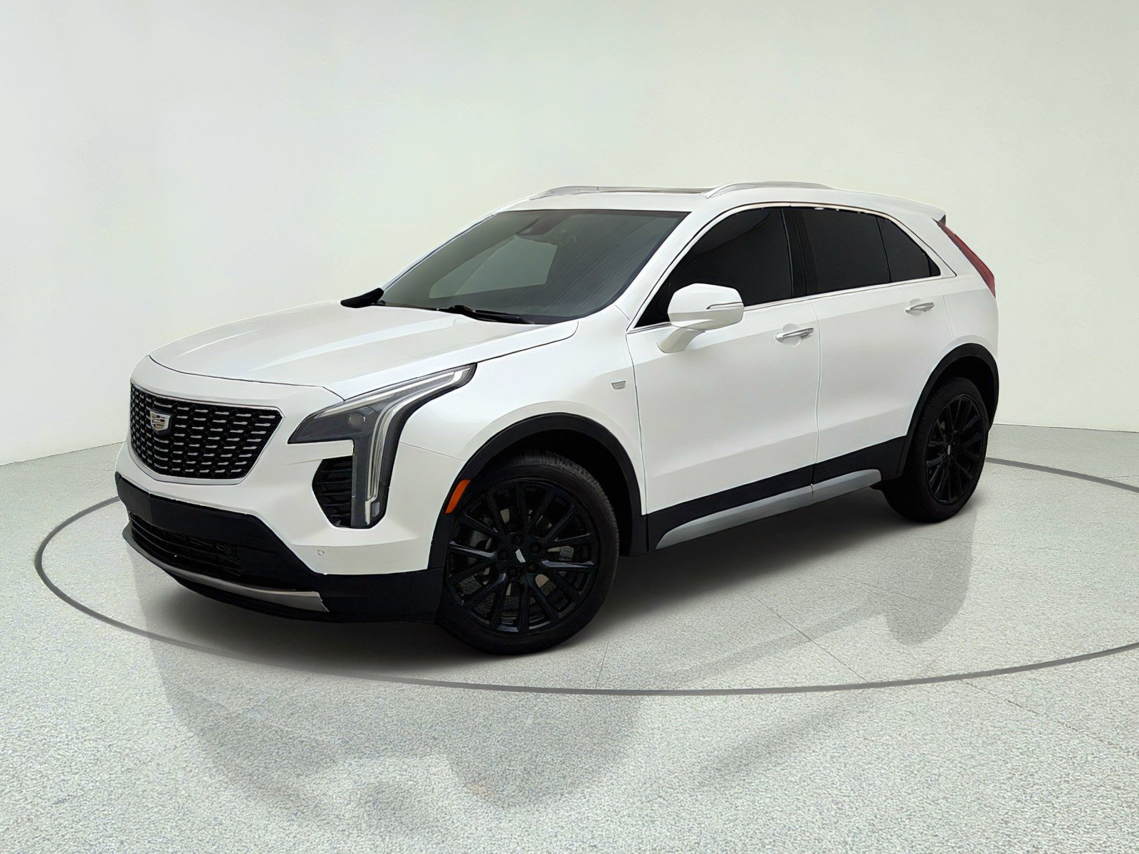 Used 2021 Crystal White Tricoat Cadillac FWD Premium Luxury image 1