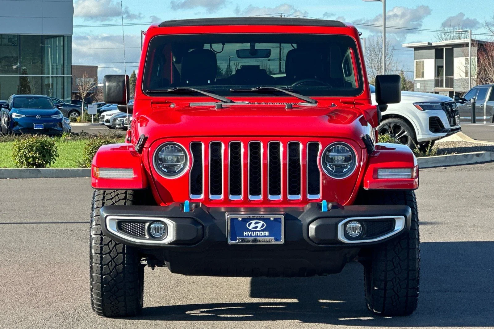 Used 2022 Red Jeep Unlimited Sahara 4xe image 8