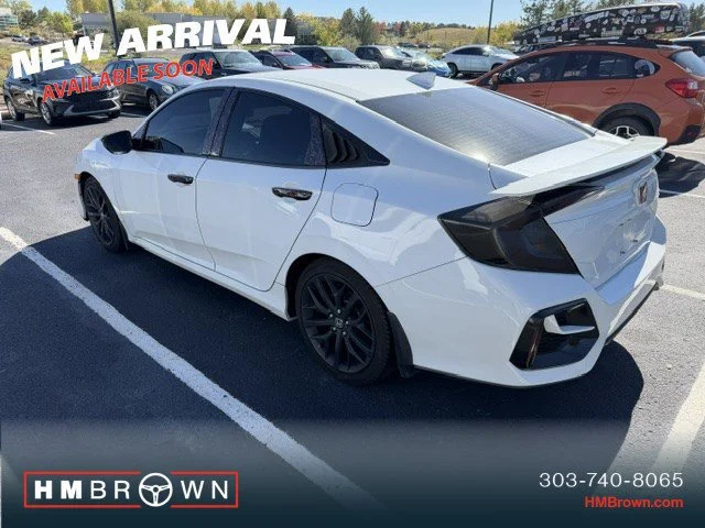 Used 2020 Platinum White Pearl Honda Si image 3