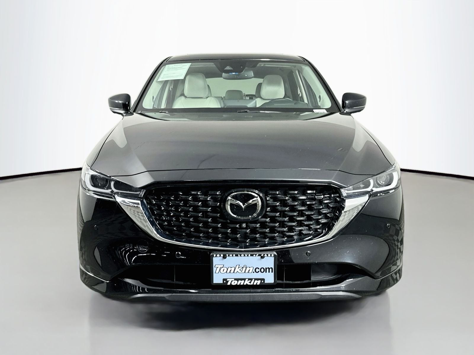 Used 2025 Jet Black Mica Mazda 2.5 S Premium Plus Package Vented Seats Heads Up Sunroof image 2