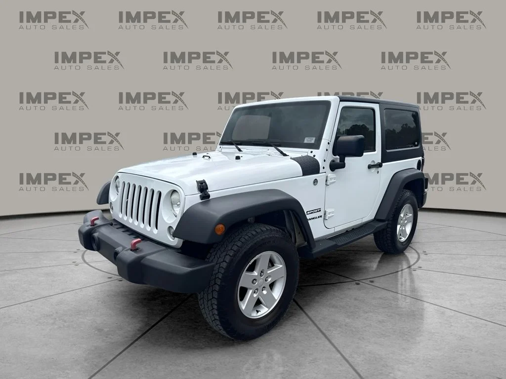 Used 2015 White Jeep Sport image 1