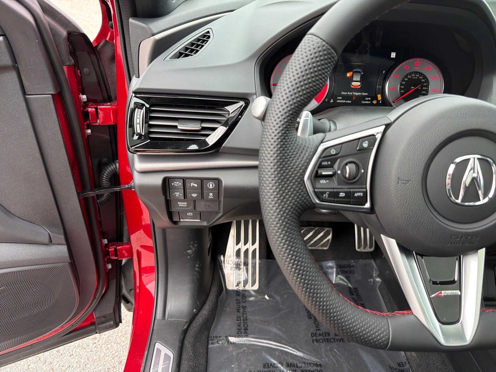 New 2026 Performance Red Pearl Acura A-Spec Advance Package image 15