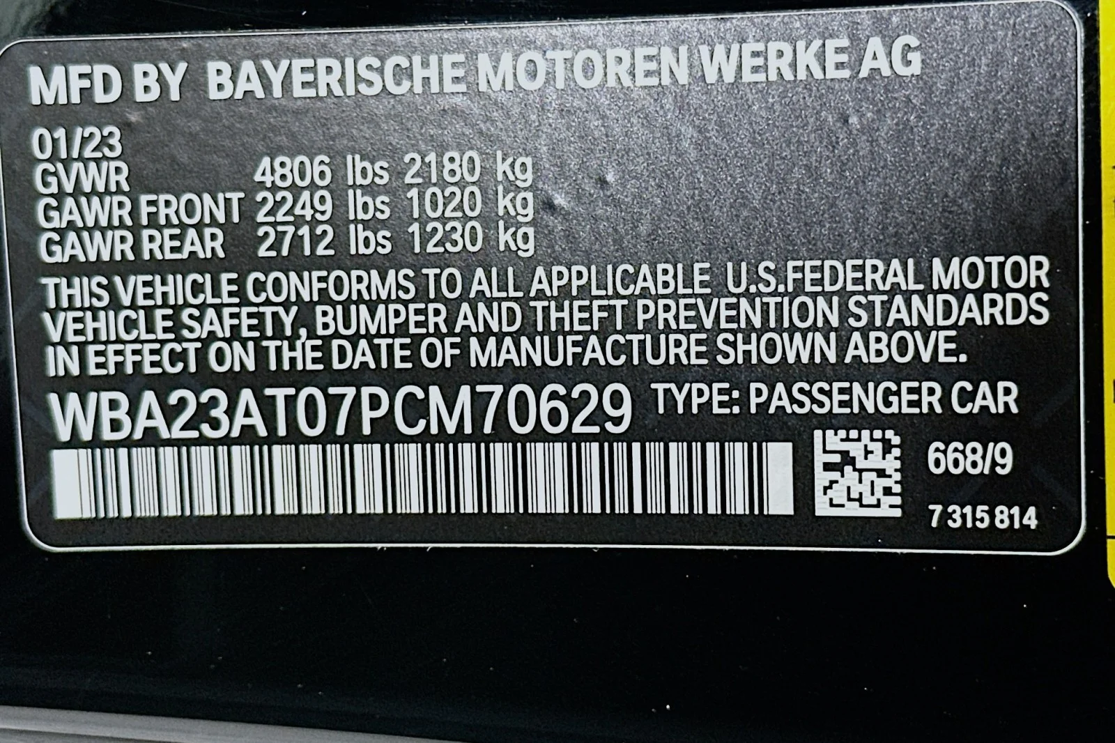 Used 2023 Jet Black BMW 430i image 24