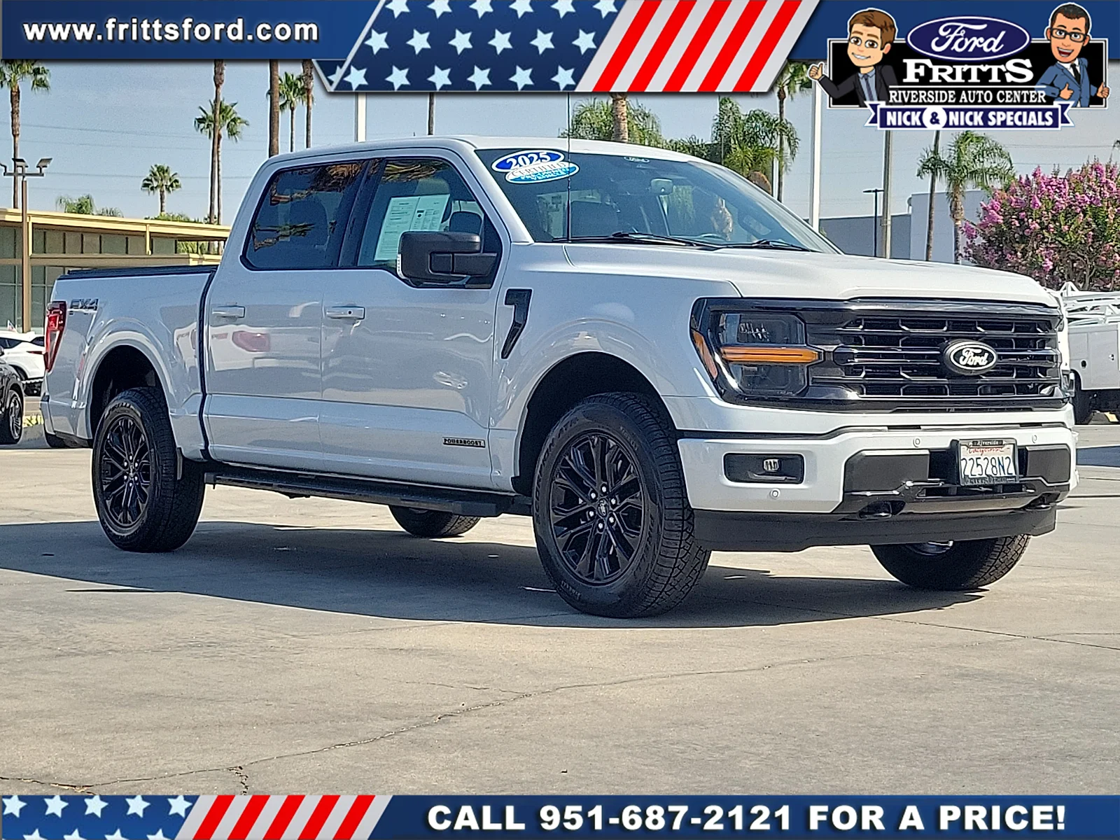 Certified Used 2025 White Metallic Ford XLT image 24