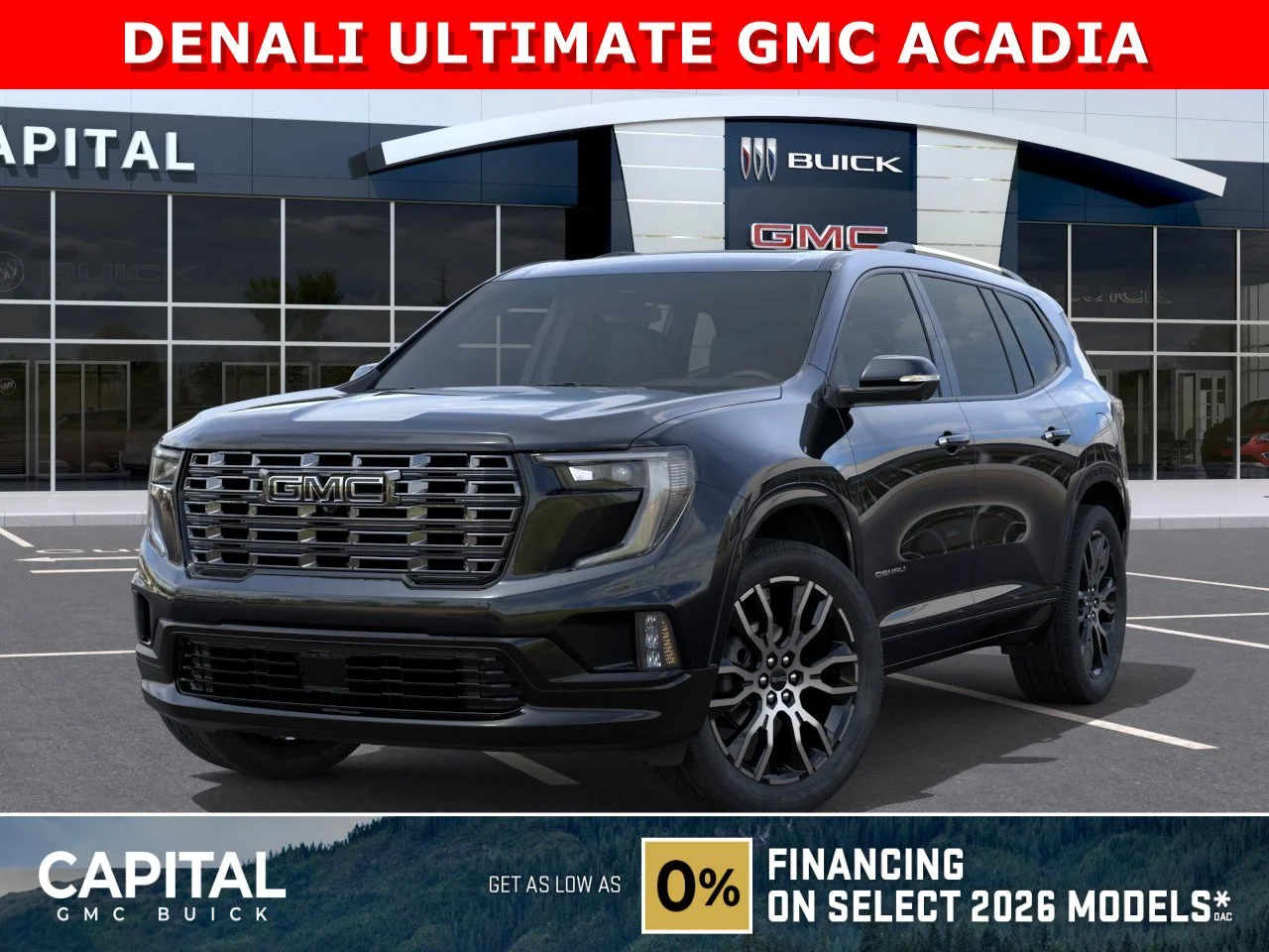New 2026 EBONY TWILIGHT METALLIC GMC Denali Ultimate image 1