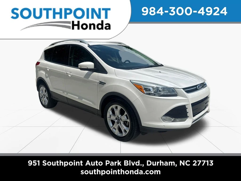 Used 2015 White Platinum Clearcoat Metallic Ford Titanium image 1