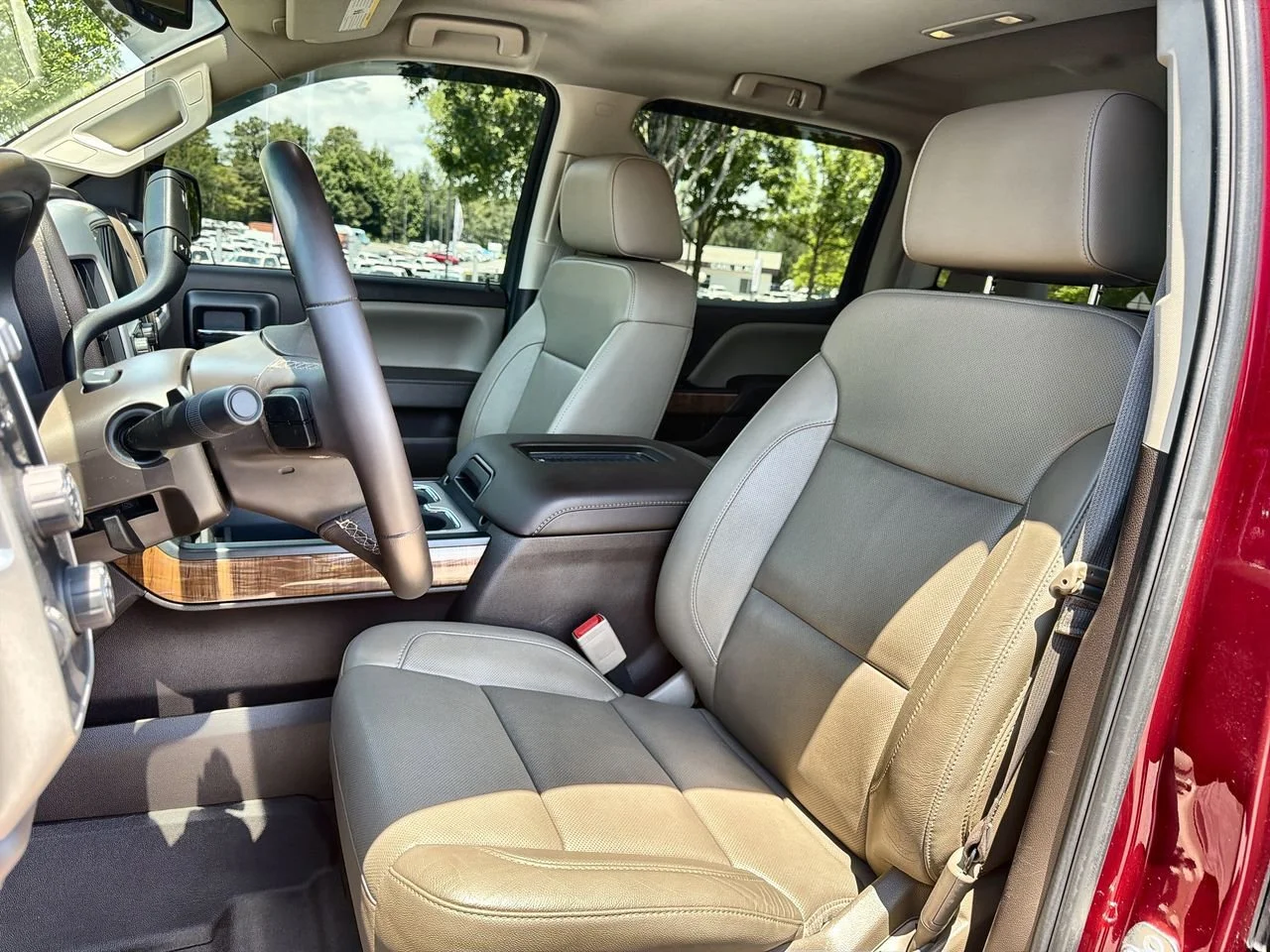 Used 2016 CRIMSON RED TINTCOAT GMC SLT image 16