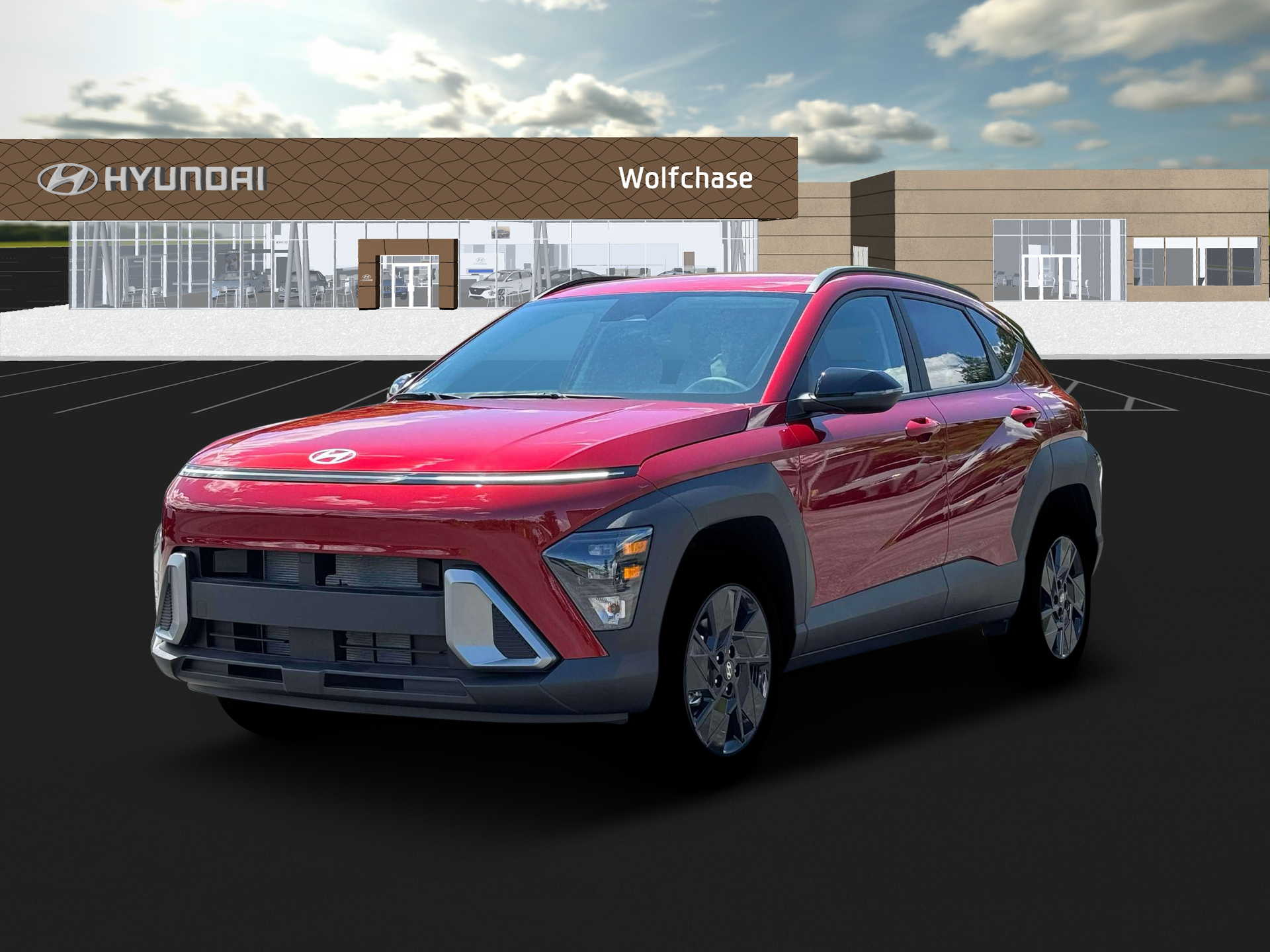 New 2026 Red Hyundai SEL Sport FWD image 1
