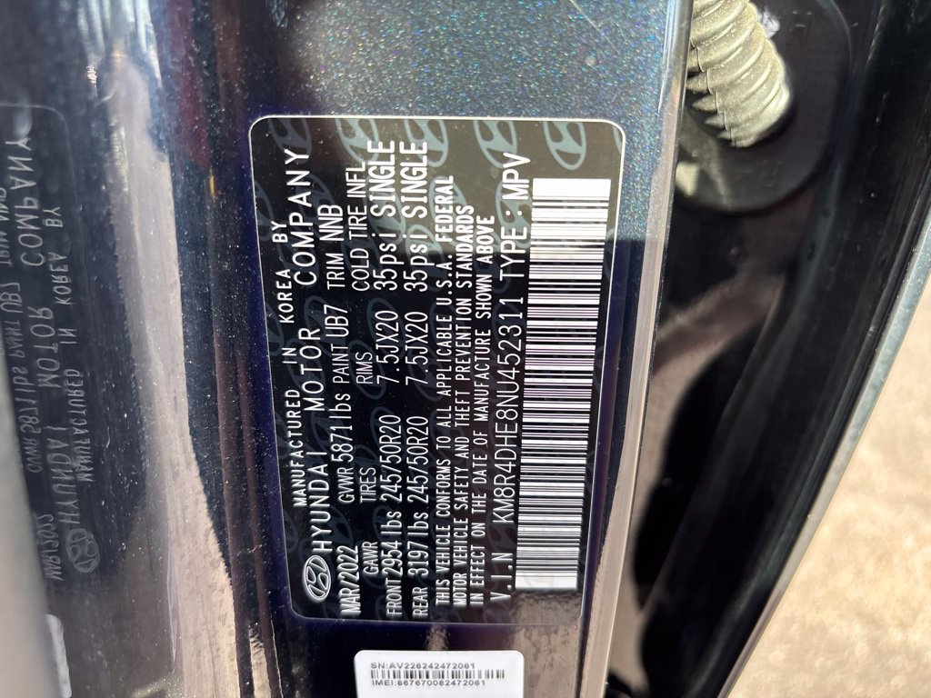 Certified Used 2022 White Hyundai SEL image 16