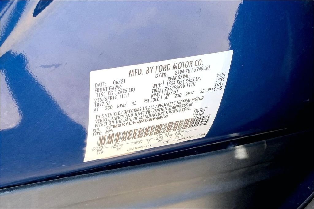 Used 2021 Blue Ford XLT image 19