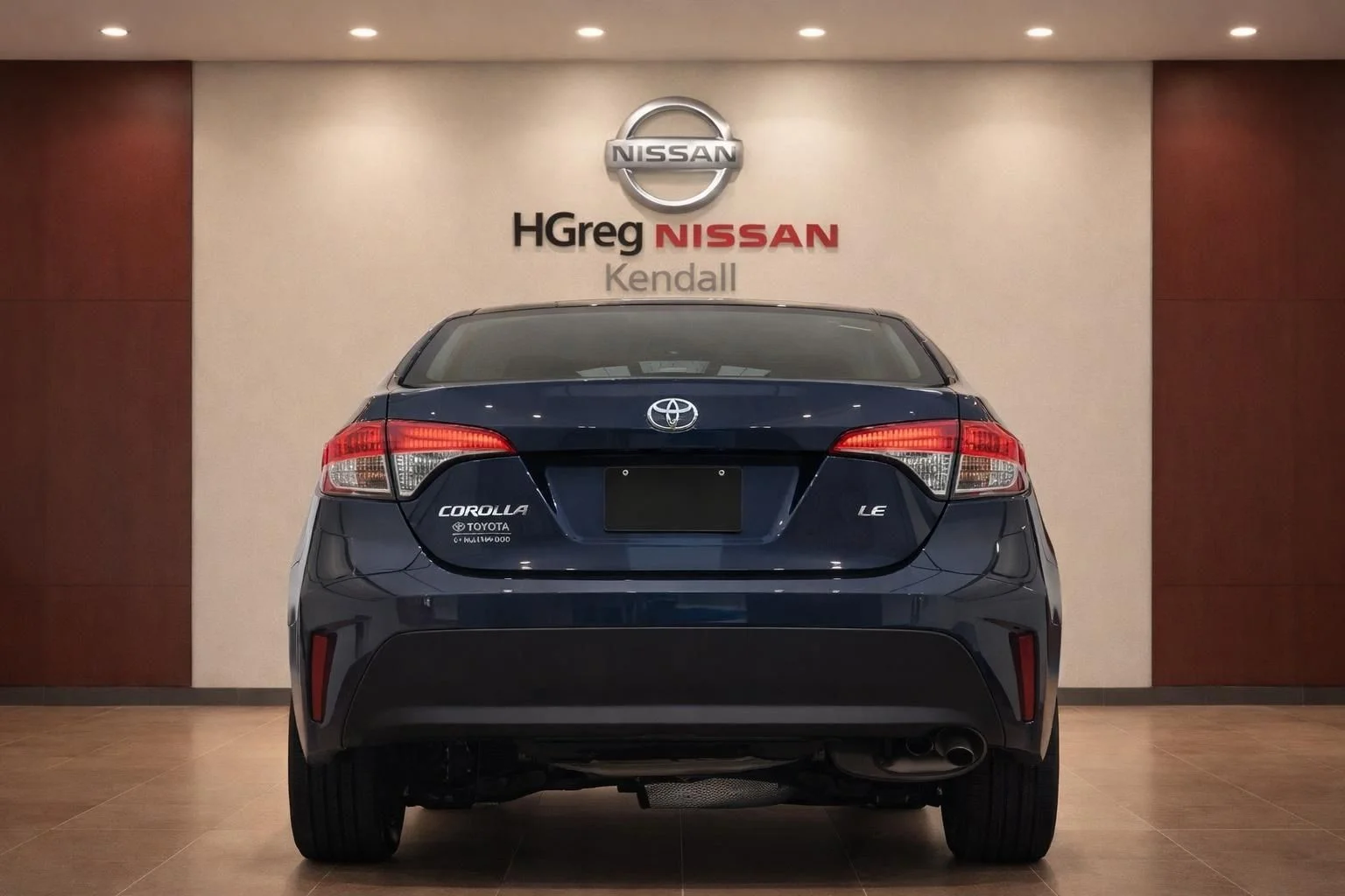 Used 2024 Blue Toyota LE image 6