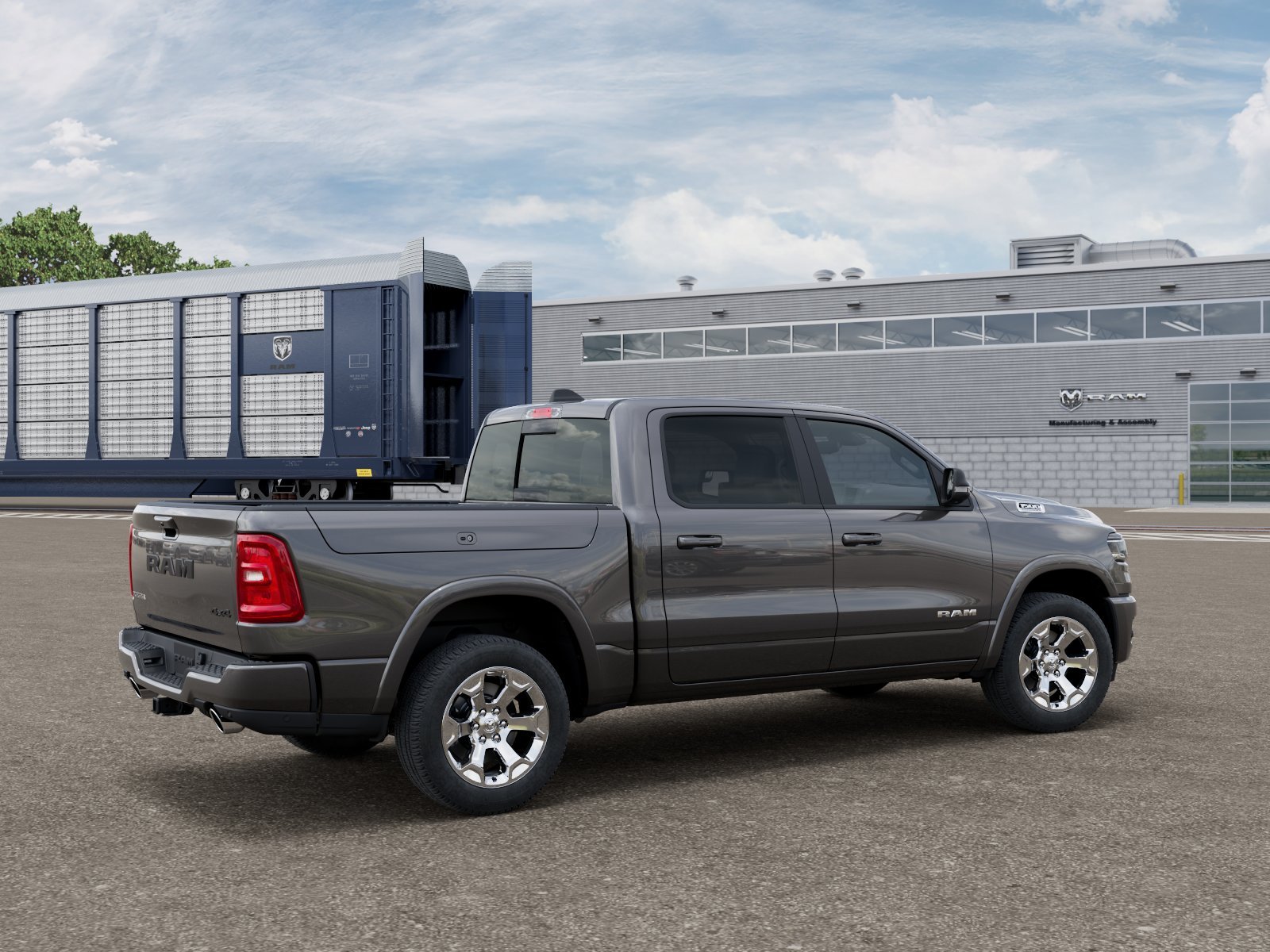 New 2026 Granite Crystal Metallic Clearcoat RAM Big Horn/Lone Star image 4