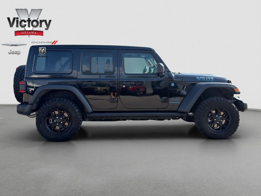 Used 2024 Black Jeep Willys 4xe image 7
