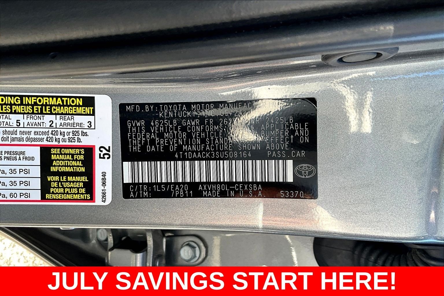 Used 2025 Gray Toyota SE image 24