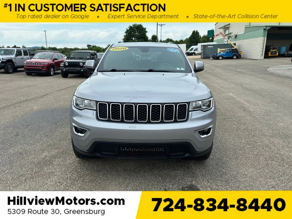 Certified Used 2020 Billet Silver Metallic Jeep Laredo E image 10