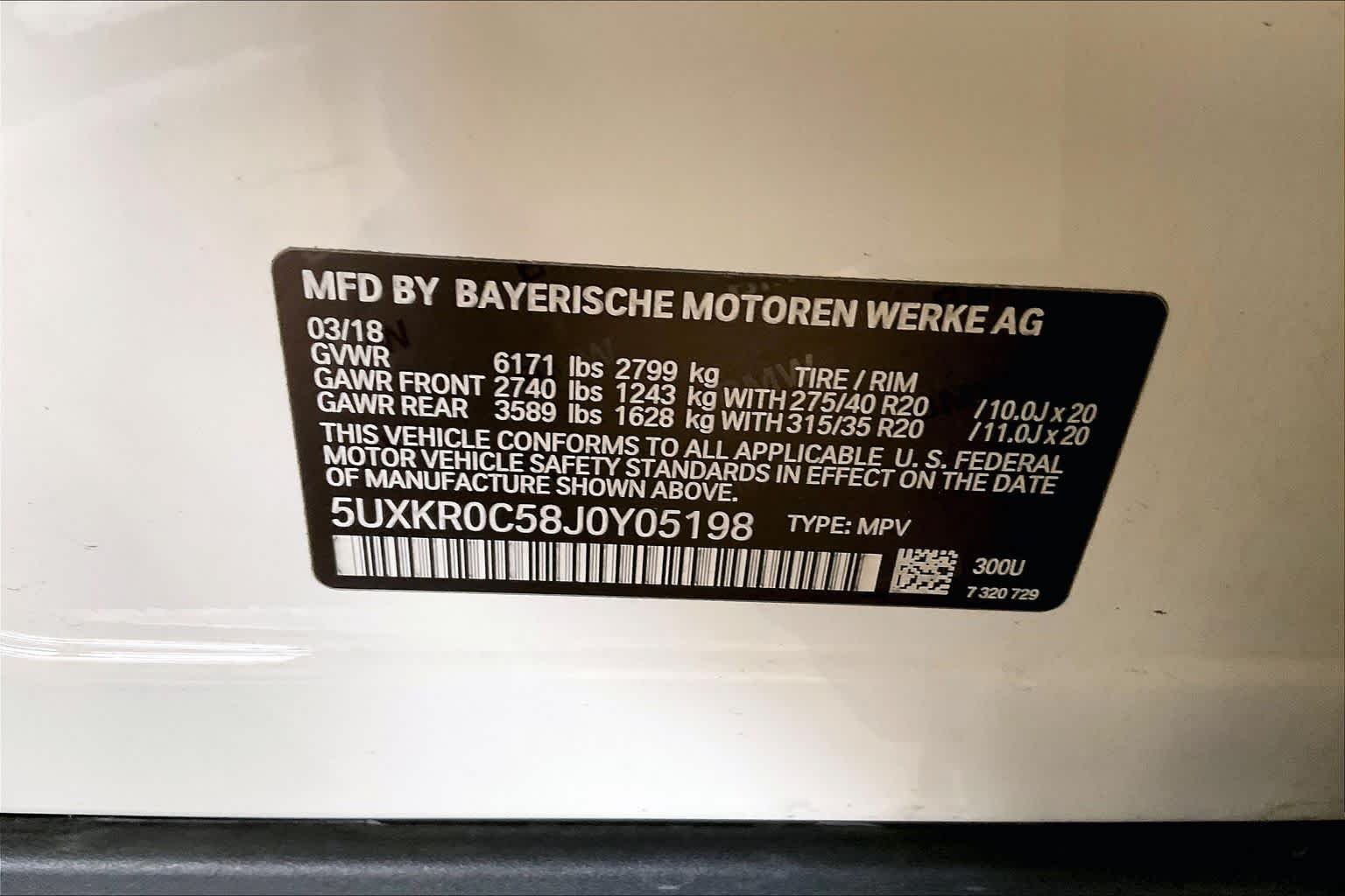 Used 2018 Alpine White BMW xDrive35i image 32