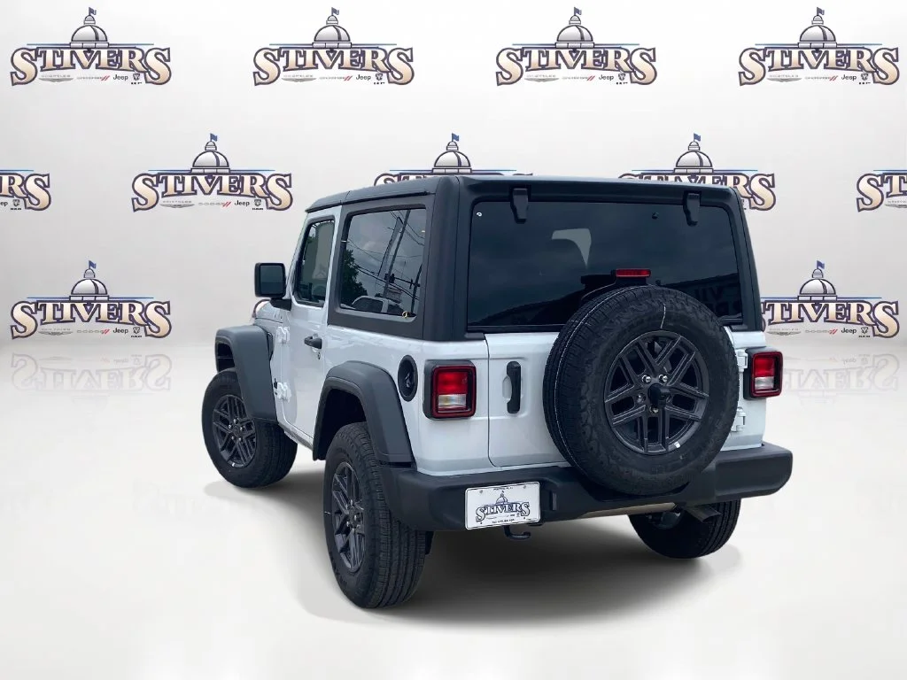 New 2026 Bright White Clear-Coat Exterior Paint Jeep Sport S image 4