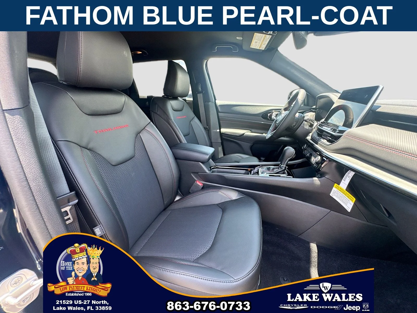 New 2026 Fathom Blue Pearl-Coat Exterior Paint Jeep Trailhawk image 26