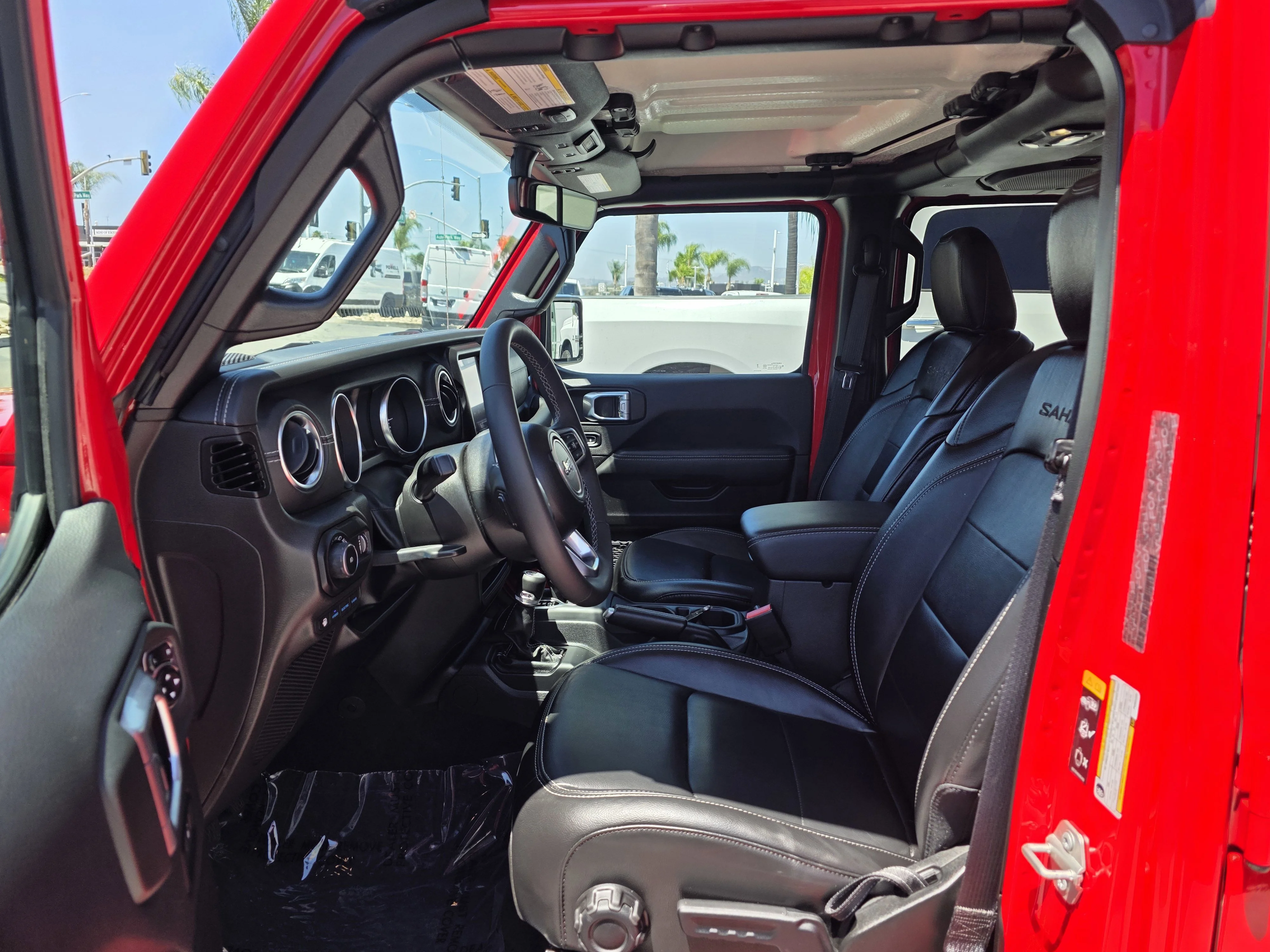 Used 2023 Firecracker Red Clearcoat Jeep Sahara 4xe image 11