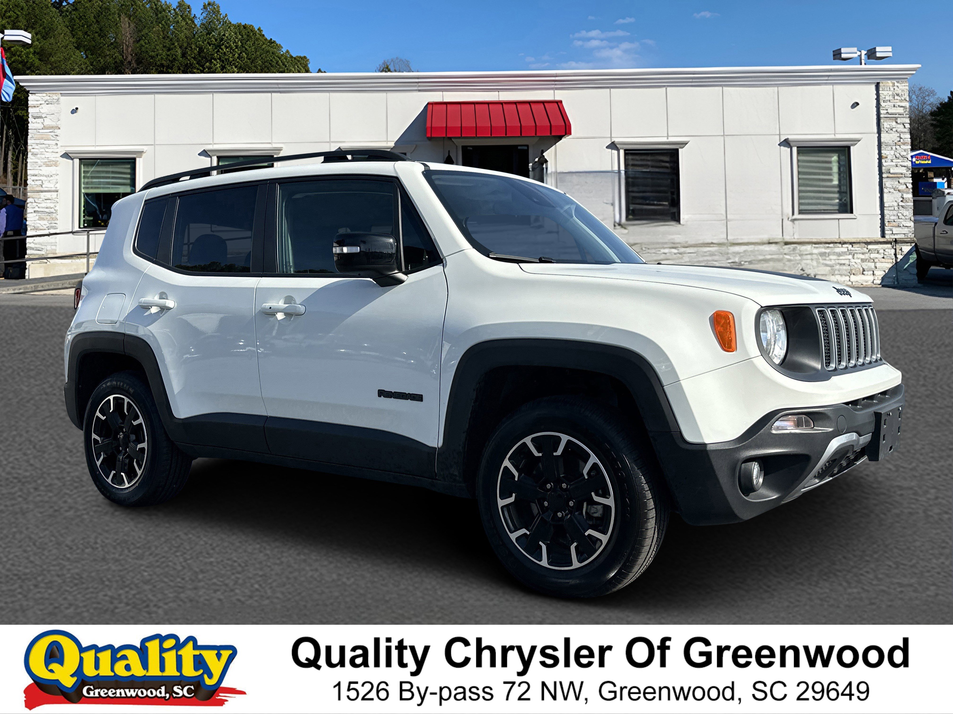 Used 2023 Alpine White Clearcoat Jeep Upland image 1