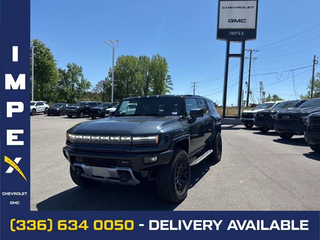 Gray (Graphite Blue Metallic) 2025 GMC Hummer EV SUV 3X AWD SUV / Crossover All-Wheel Drive