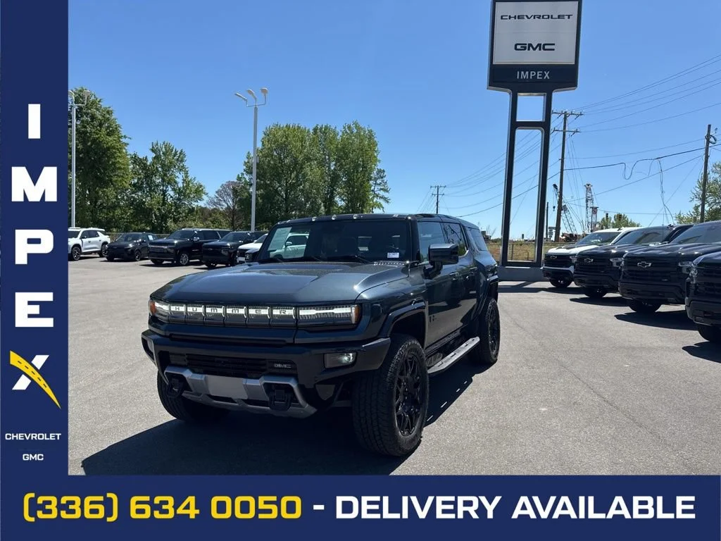 Gray (Graphite Blue Metallic) 2025 GMC Hummer EV SUV 3X AWD SUV / Crossover All-Wheel Drive