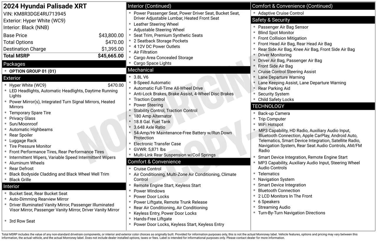 Certified Used 2024 Hyper White Hyundai XRT image 46