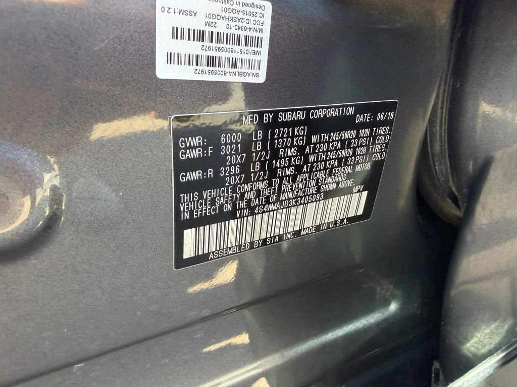 Used 2019 Gray Subaru Limited image 22