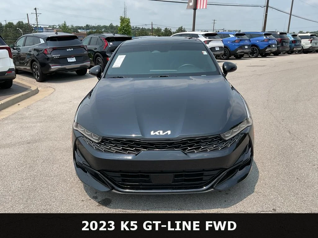Certified Used 2023 Ebony Black Kia GT-Line image 3