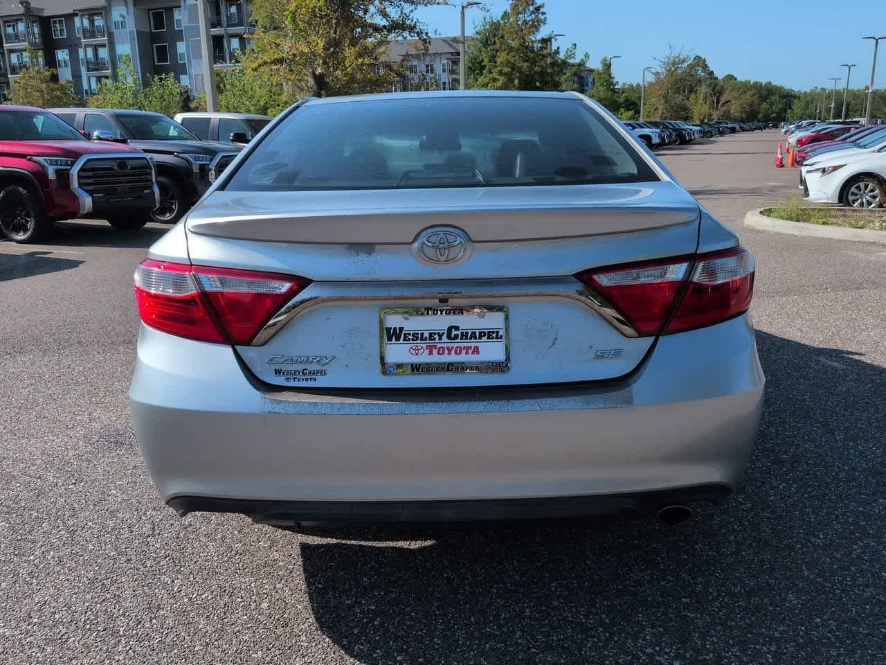 Used 2015 Celestial Silver Metallic Toyota SE image 5