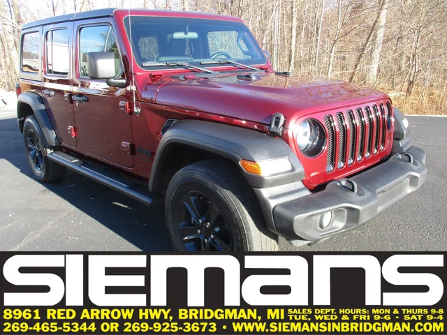 CERTIFIED PRE-OWNED 2021 JEEP WRANGLER UNLIMITED SPORT ALTITUDE 4WD