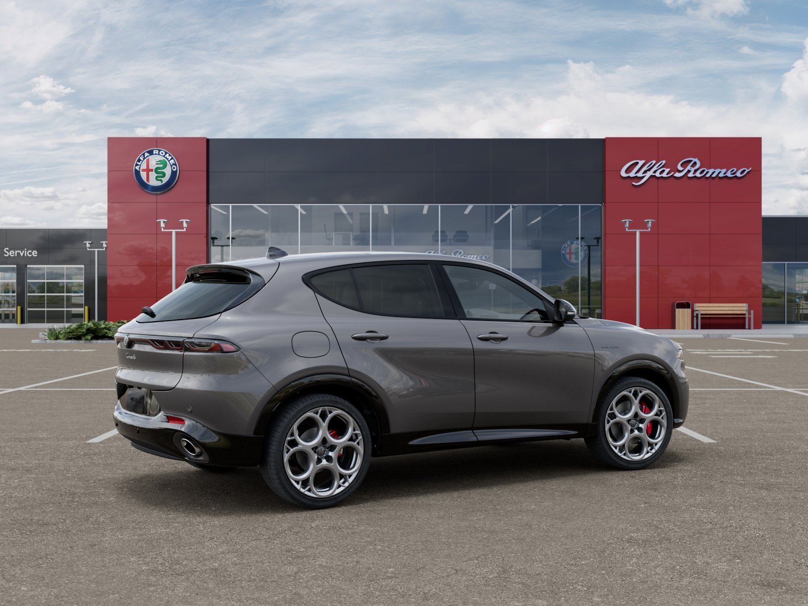 New 2025 Grigio (Gray) Ascari Metallic Exterior Paint Alfa Romeo Base image 33