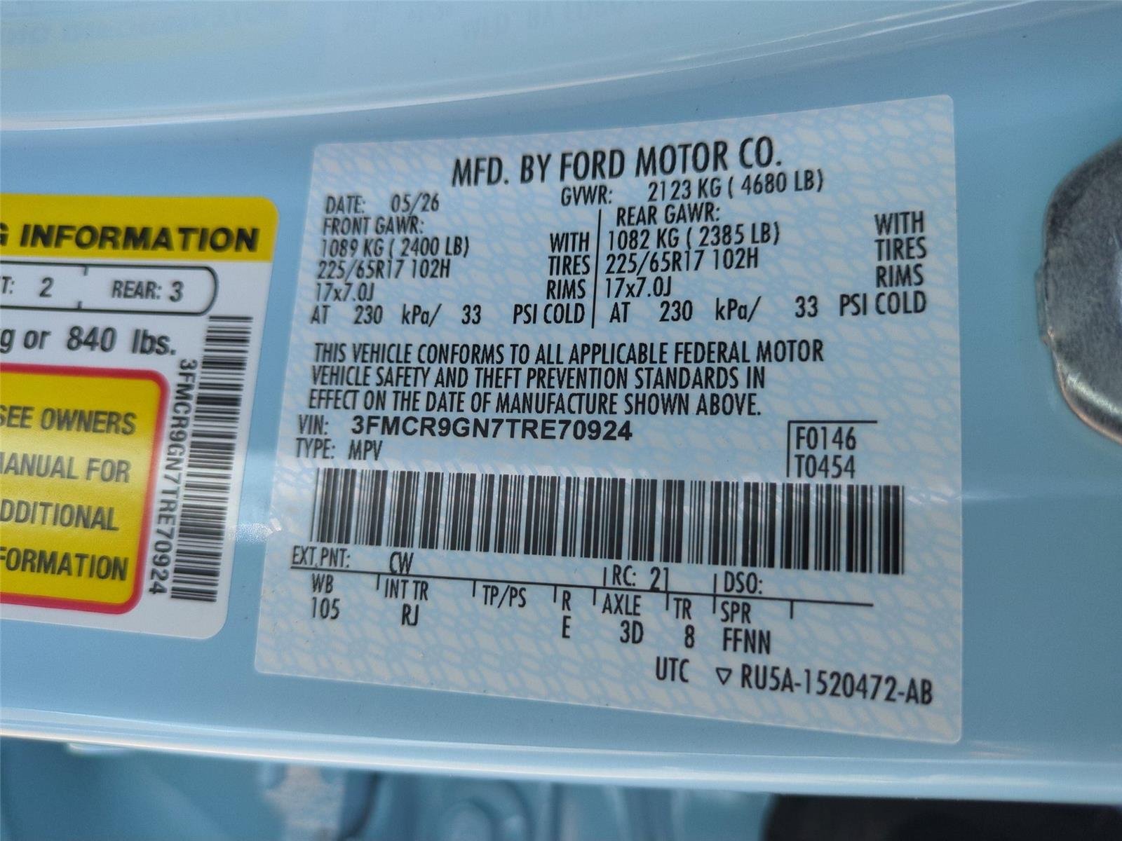 New 2026 Robin's Egg Blue Ford Heritage image 40