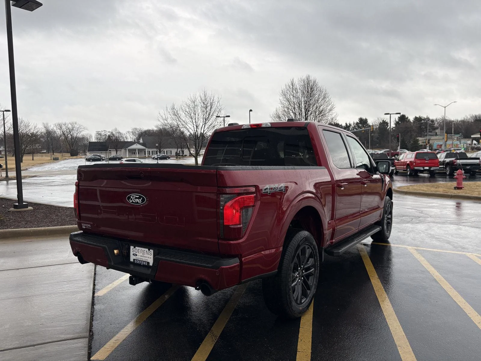 New 2026 Ruby Red Metallic Tinted Clearcoat Ford XLT image 6