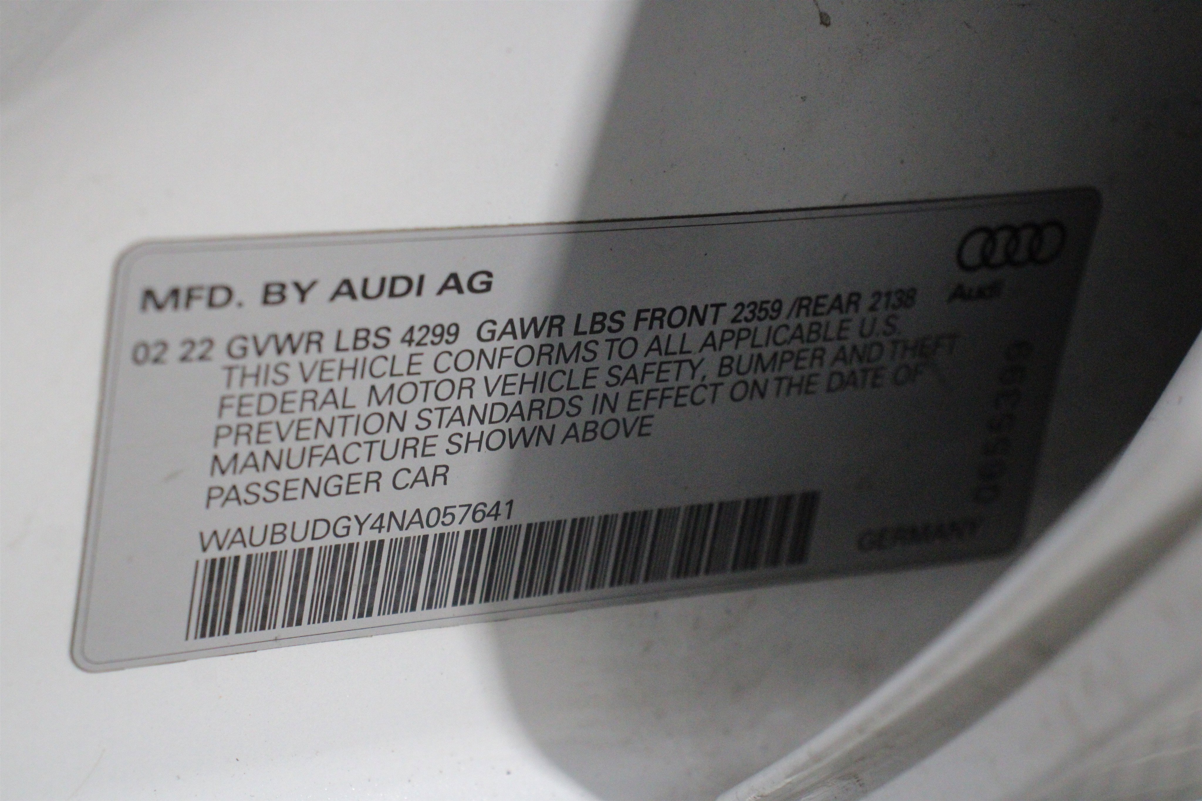 Used 2022 Glacier White Metallic Audi Premium Plus image 40