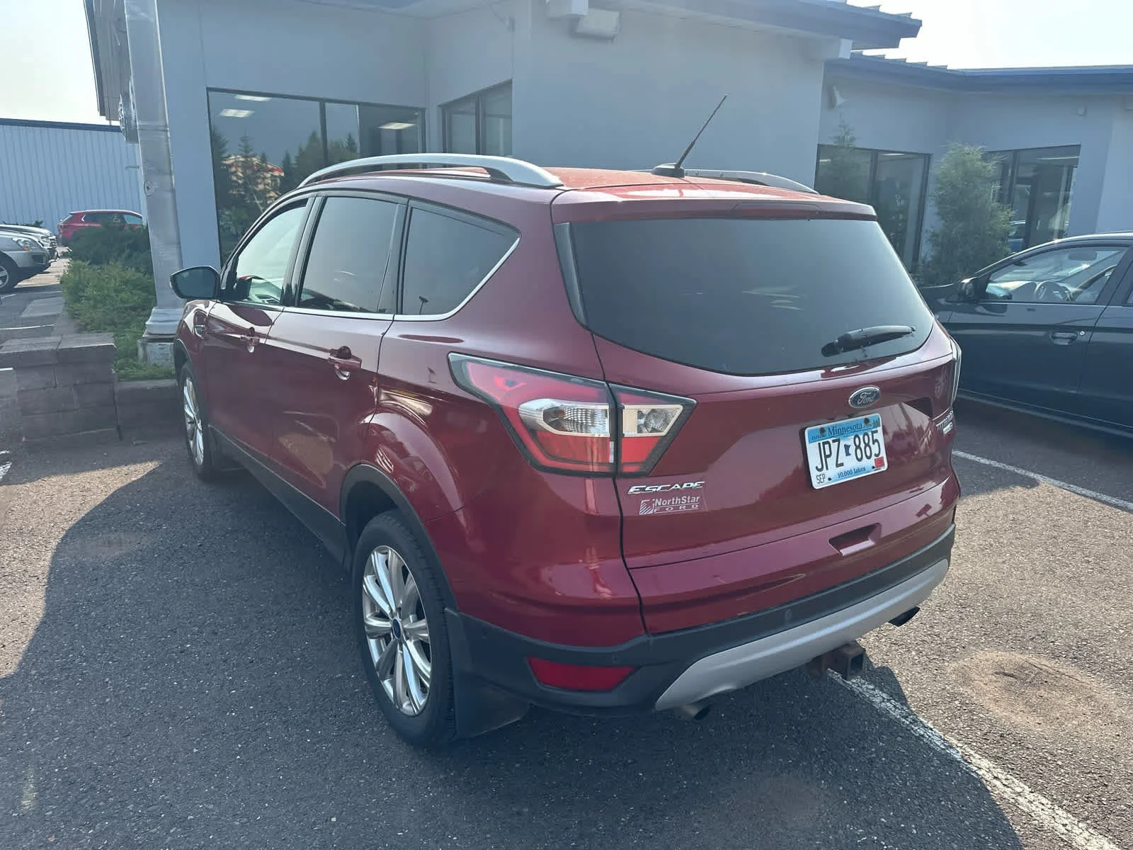 Used 2017 Ford Escape Titanium with VIN 1FMCU9J9XHUA28102 for sale in Duluth, MN