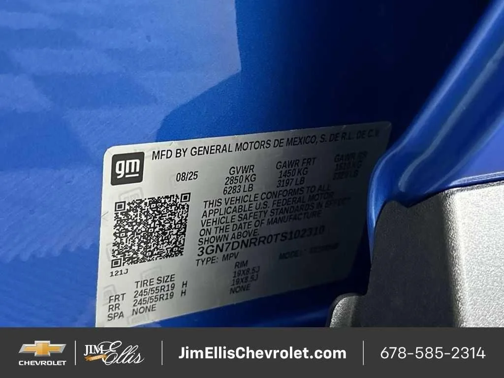New 2026 Riptide Blue Metallic Chevrolet LT image 63