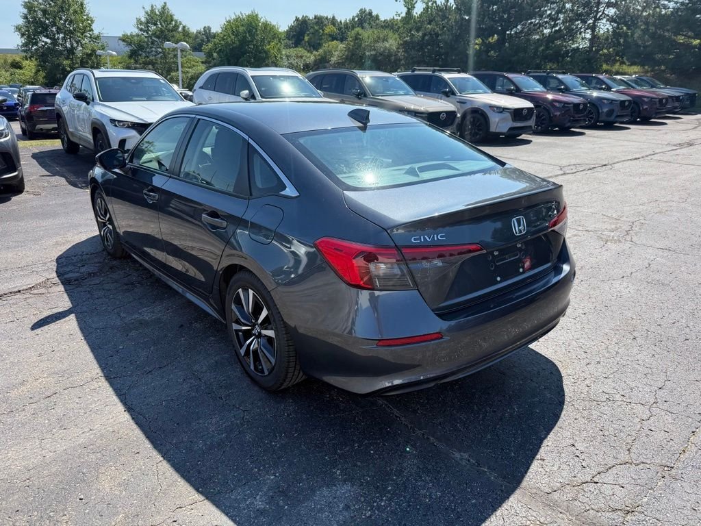 Certified Used 2023 Meteorite Gray Metallic Honda EX image 2