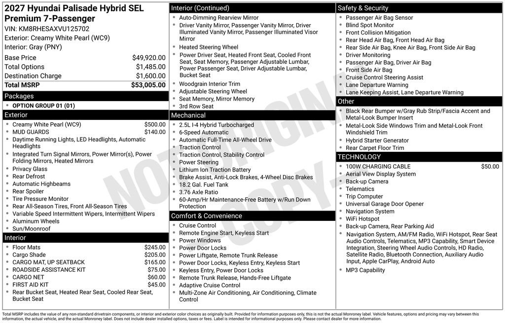 New 2027  Hyundai SEL Premium image 3