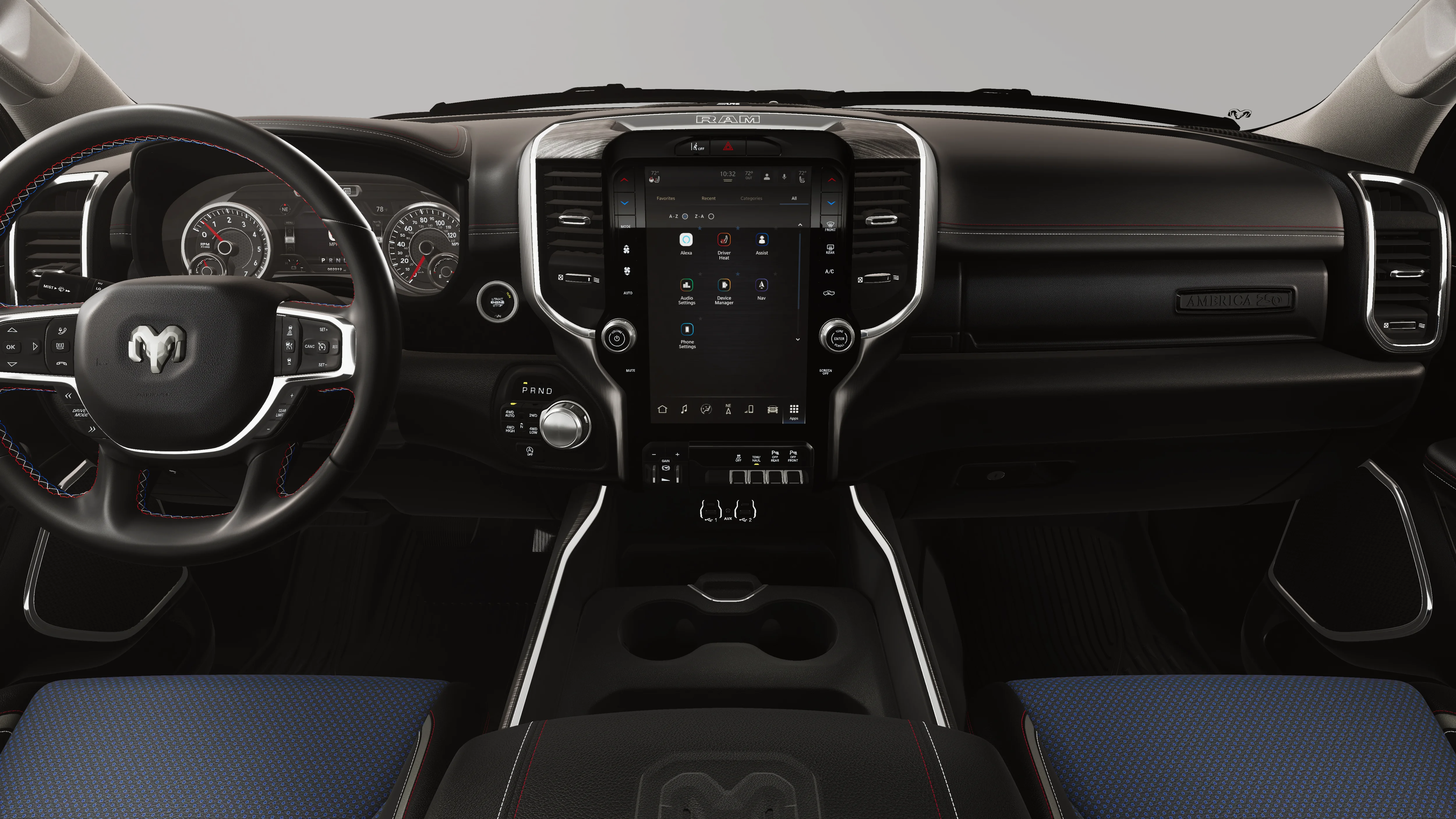 New 2026 Hydro Blue Pearl-Coat Exterior Paint RAM LARAMIE image 6