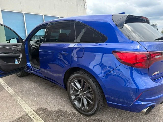 Used 2019 Blue Acura 3.5L Technology Pkg w/A-Spec Pkg image 7